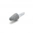 Stiftsteen Ø 6 mm as, groen, K24 rond 20x30 mm