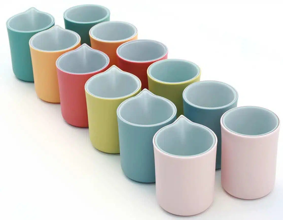 Werken met gietporselein in verschillende lagen en kleuren - Margot Thyssen - ZA 24-02-2024