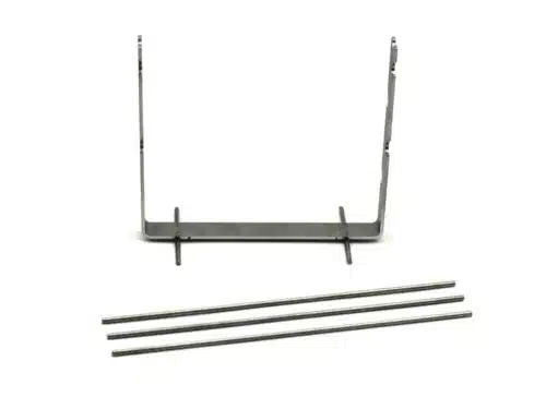 Kralenstandaard vlak, 3 staafjes