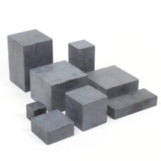 Sokkel graniet gezoet zwart/grijs 8x8x12 cm