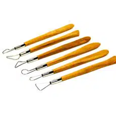 Spatel/draadmirettes 20 cm set 6-delig