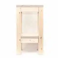 Academia bok, 40x40 cm, werkhoogte 90 cm,