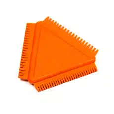 Lomer rubber, kammodel 3-zijdig