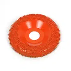 Tungstencarbide schijf 22.2 mm rond gebogen zeer grof oranj