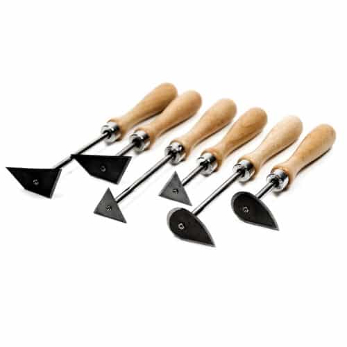 Afdraai-ijzer 3x15 cm + 3x20 cm