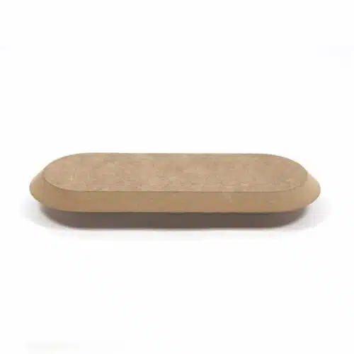 Afgeronde rechthoek drapeermal MDF - 6 x 15 inch (15,2 x 38,1 cm)