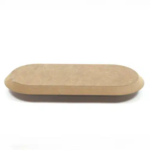 Afgeronde rechthoek drapeermal MDF - 7,5 x 16,5 inch (19 x 41,9 cm)