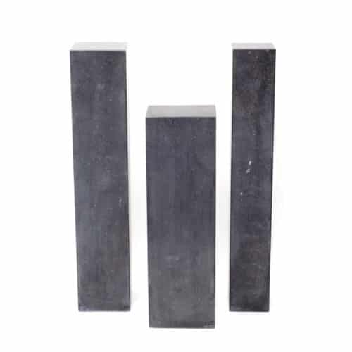 Belgisch hardsteen sokkel 20x20x40cm gezoet