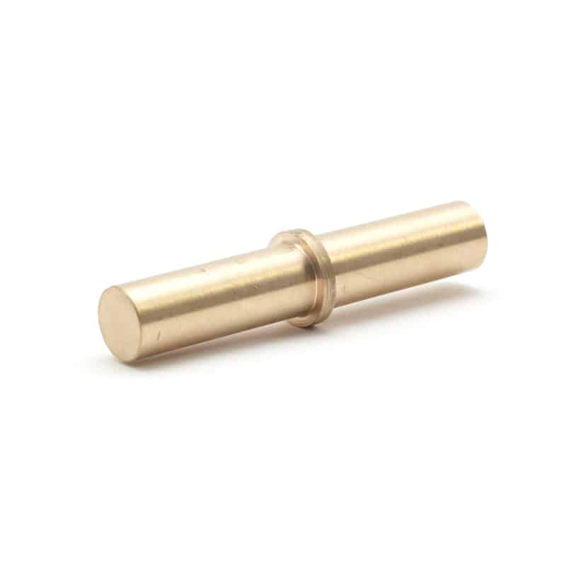 Bevestigingspen messing Ø14x80 mm
