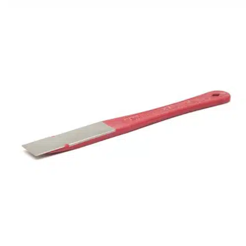 Diamantwetvijl 20x65 mm, op rood kunststof houder