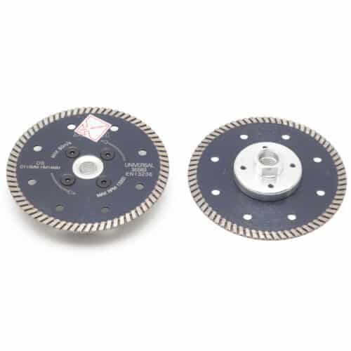 Diamantzaagblad Ø 115 mm Turbo DS met flens