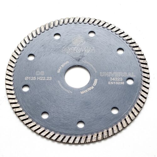 Diamantzaagblad Ø 150 mm Turbo DS blauw met flens