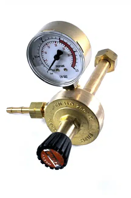 Drukregelaar + manometer 1/2" propaan