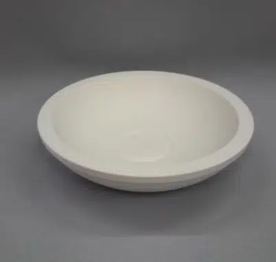 Gips giet-/drukmal UM013 bord Ø 29 cm, h 6,5 cm met standring