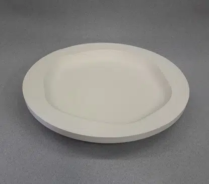 Gips giet-/drukmal UM043 bord Ø 22 cm, h 2 cm