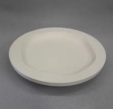 Gips giet-/drukmal UM044 bord Ø 29 cm, h 2 cm