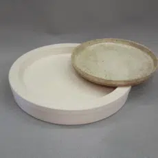 Gips giet-/drukmal UM071 bord Ø 24 cm, h 2,5 cm