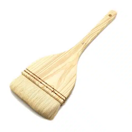 Hake kwast geitenhaar wit 10 cm