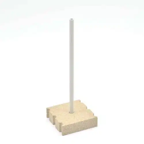 Klokstandaard zonder keramische buis Ø 8 mm