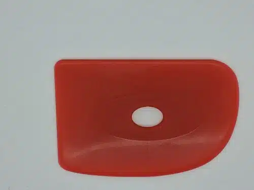 Lomer rubber F rood, zacht