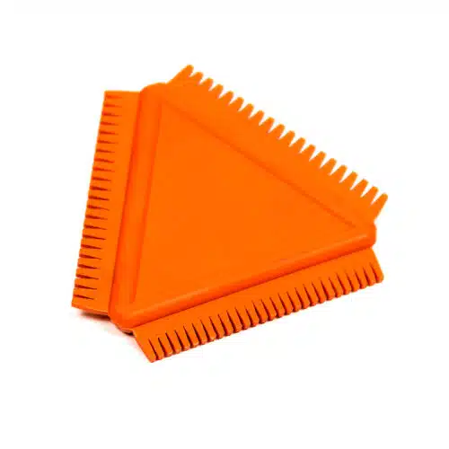 Lomer rubber, kammodel 3-zijdig