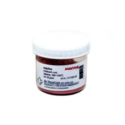 Magma majolika Andalusisch rood