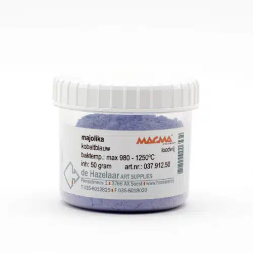 Magma majolika kobaltblauw