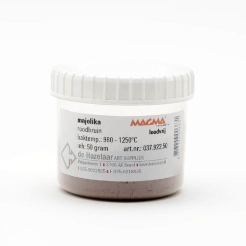 Magma majolika roodbruin