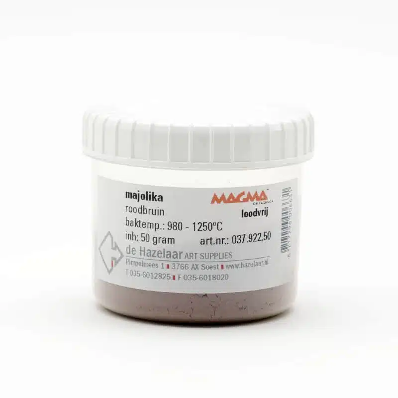 Magma majolika roodbruin