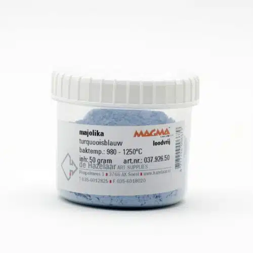 Magma majolika turkoiseblauw