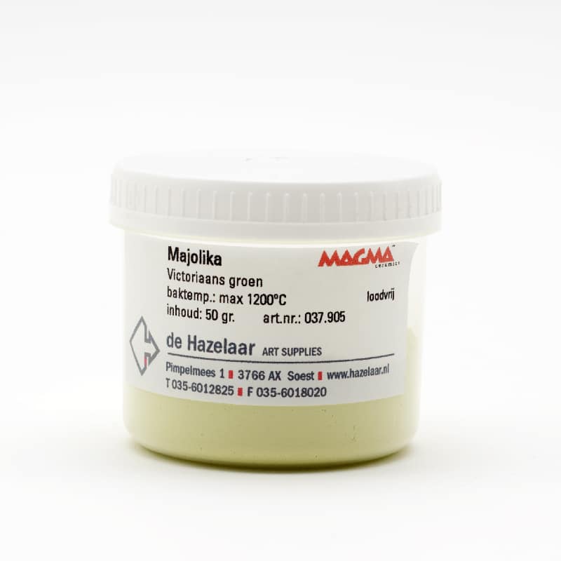 Magma majolika victoriaans groen
