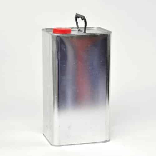 Metalen blik - 5 liter+dop rechthoekig