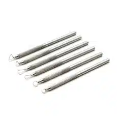 Mini-mirettes aluminium 12cm eenzijdig set 6-delig