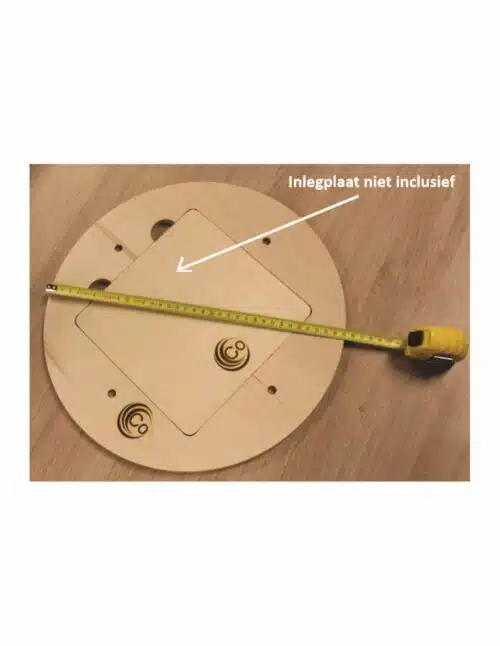 Moederbord Ø 35 cm (zonder inlegbat 20x20 cm)