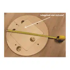 Moederbord Ø 35 cm (zonder inlegbat 20x20 cm)