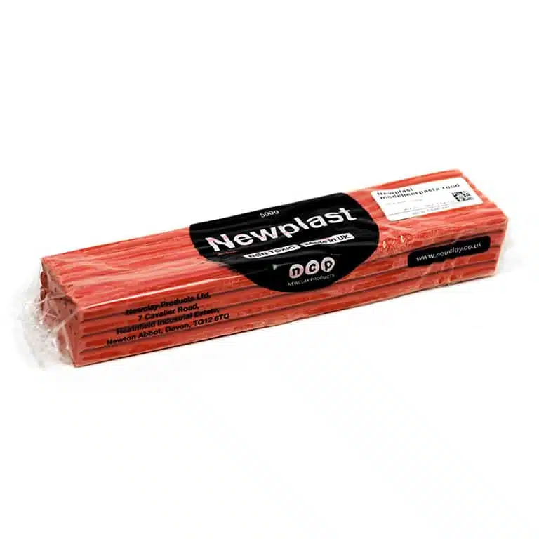 Newplast modelleerpasta rood