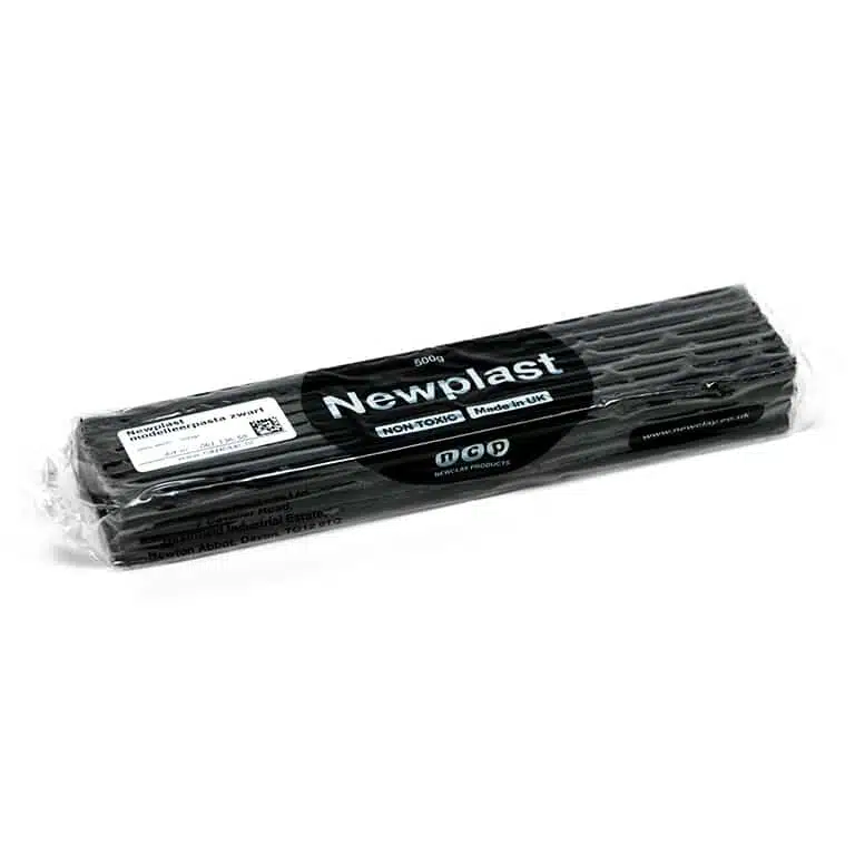 Newplast modelleerpasta zwart