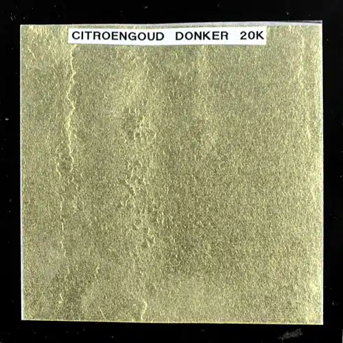 Noris bladgoud citroen gold donker 20 karaat