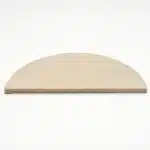 Ovenplaat halfrond / halve plaat - o-380x10-mm