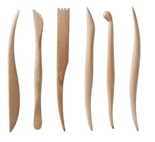 Palmhoutenspatel 15 cm set 6-delig