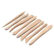 Palmhoutenspatel 15 cm set 8-delig