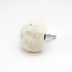 Polijstkop bol katoen gestikt groot