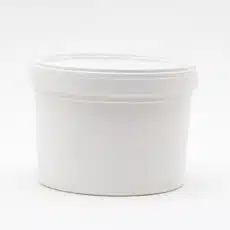 Pot / emmer 1000 ml wit +deksel