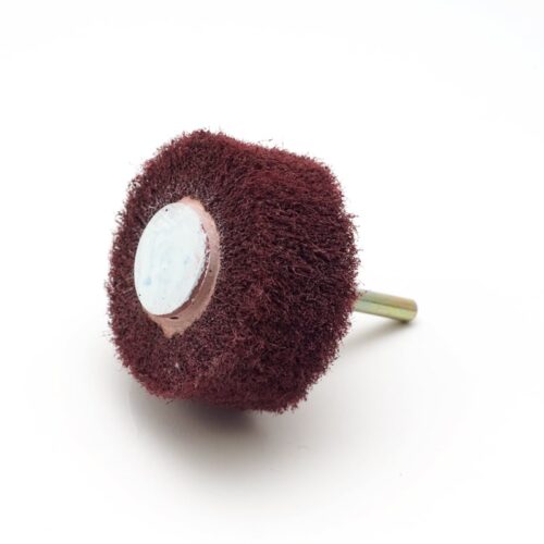 Satineerrol metaal Ø 6 mm as, K180 60x30 mm