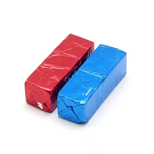 Slijppasta gutsen blauw=fijn/roodbr.=grof