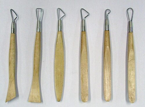 Spatel-/draadmirette 15 cm set set 6-delig