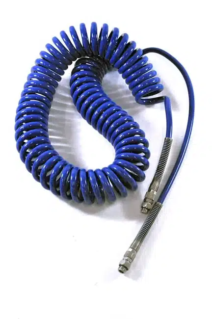 Spiraalslang 6 mm, 10 mtr met 2x kwarts binnendraad