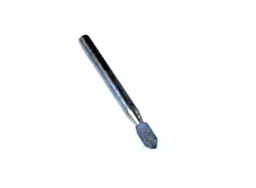 Stiftsteen Ø 3 mm as, groen, K60 rond 3x6 mm