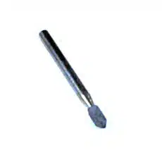 Stiftsteen Ø 3 mm as, groen, K60 rond 3x6 mm