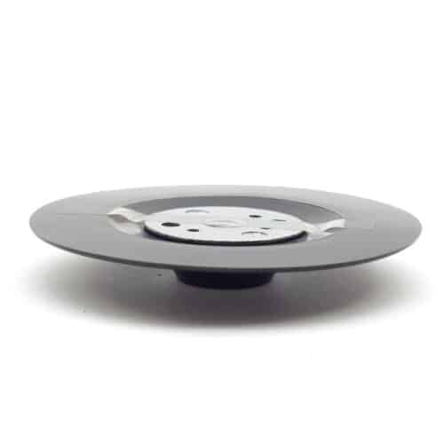 Teflon steunschijf Ø 125 mm t.b.v M14 stijf zwart 13000 tpm